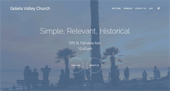 Desktop Screenshot of goletavalleychurch.com